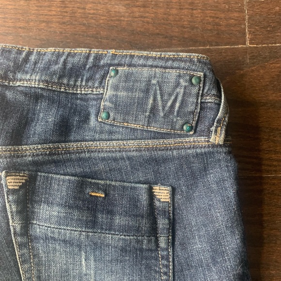 Dark denim boot cut Mango jeans with low waist size 6 - Picture 7 of 7